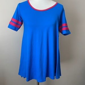 LLR perfect tee with varsity sleeves